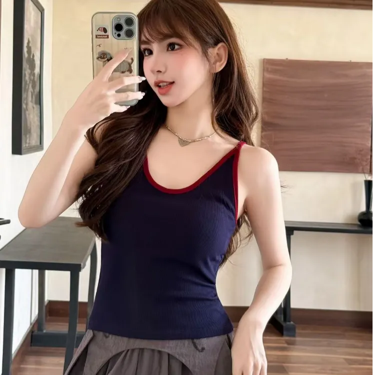 【磨毛保暖】辣妹吊带秋冬季背心吊带内搭女款爆款2025新款美背网红