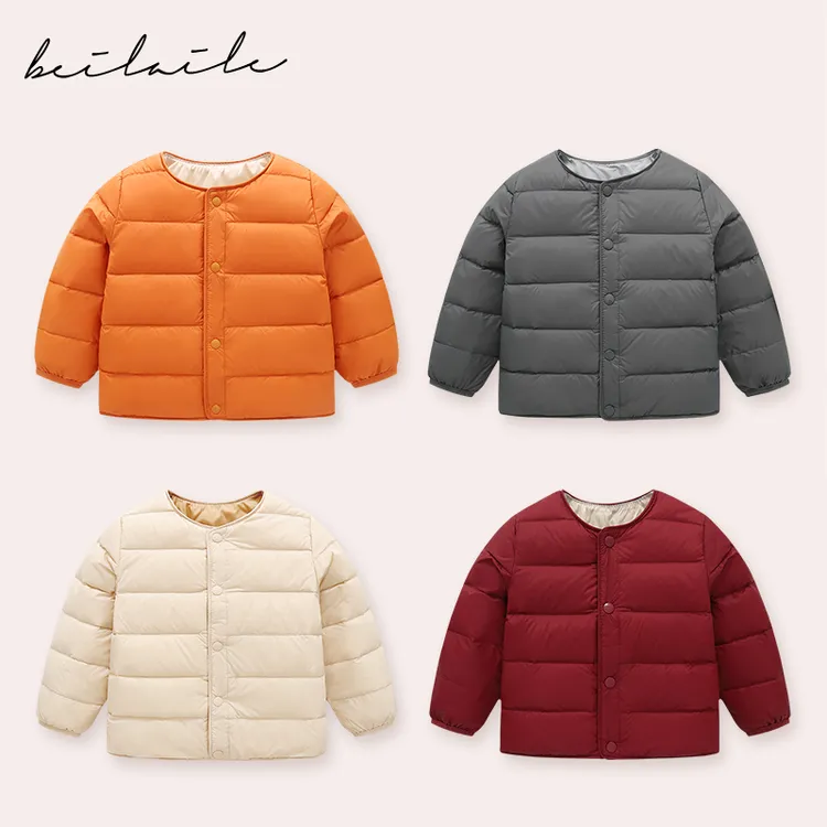 【羽绒内胆外套 小洛洛妈咪】婴儿童羽绒服男女宝宝秋冬外套kk