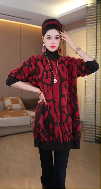 加厚保暖【朱红烙印】打底衫女内搭秋冬高档第一名毛衣上衣-3131#