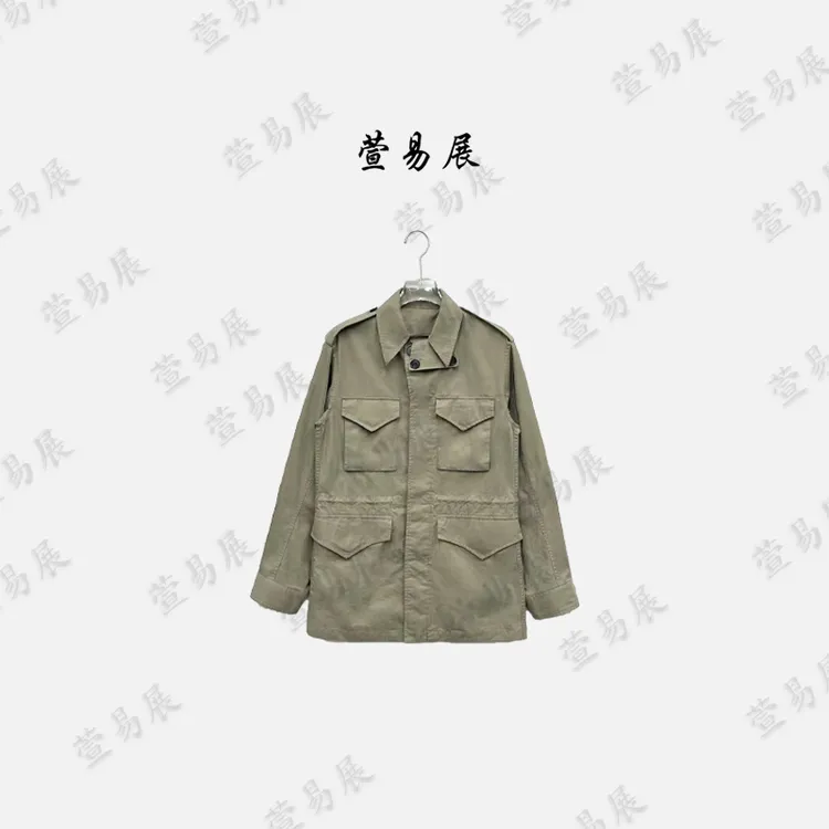 萱易展-“猎装风衣”设计师款休闲百搭抽绳收腰风衣-WT082602