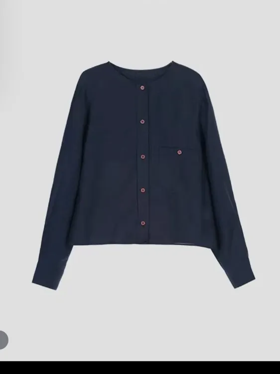 醋酸亚麻衬衫女短款2025夏新款韩版时尚小个子百搭防晒天丝衬衣