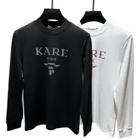 【亚萍男装】KAREFLI 秋冬新款男士打底衫时尚休闲百搭长袖t恤8866
