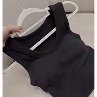 12329#拉毛圆领一体式背心