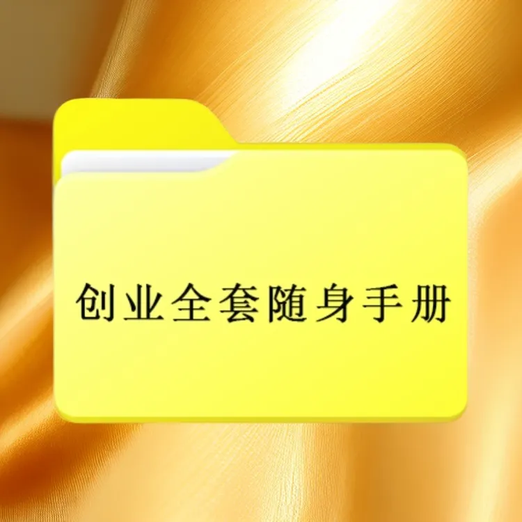 创业全套随身手册组建创业团队筹备融资成立管理新企业电子文档