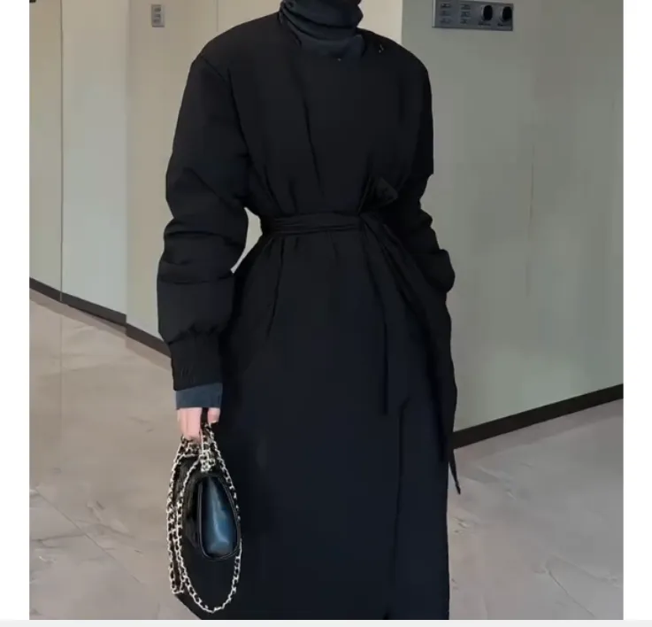 2024冬季新款时尚网红靓丽潮流气质洋气精装外套长款GG