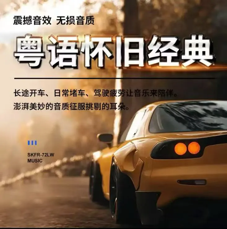 车载音乐U盘无损音质粤语珍藏版老歌708090怀旧成名曲