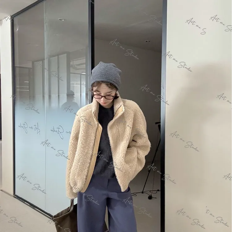 【ART ME】全羊毛冬日暖炉穿搭奶芙芙感时髦保暖值拉满外套w24497