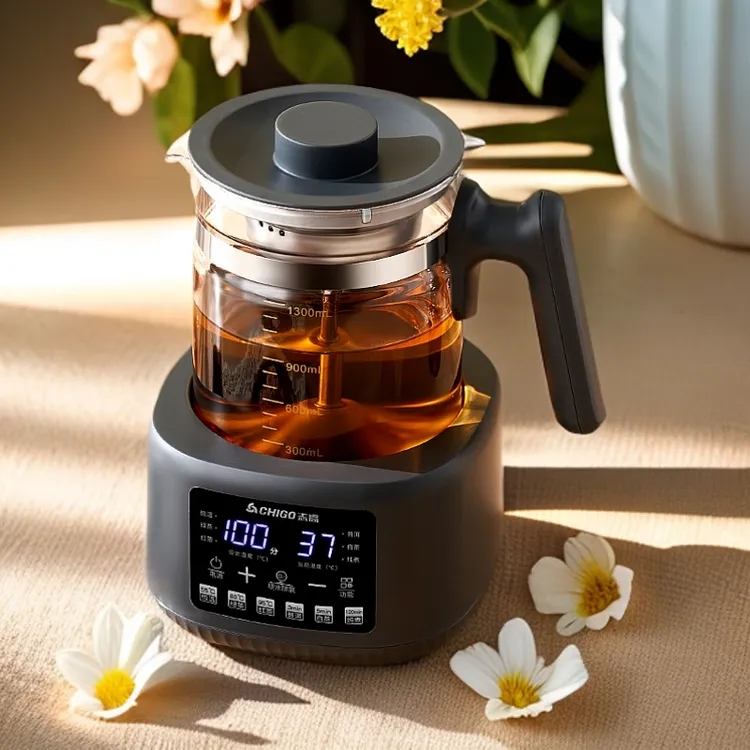 Chigo/志高全自动养生壶电热烧水壶恒温泡煮茶智能玻璃喷淋煮茶器