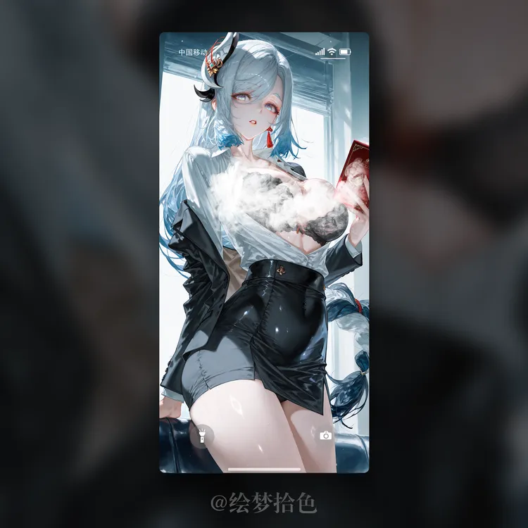 原神申鹤壁纸 — 都市丽影