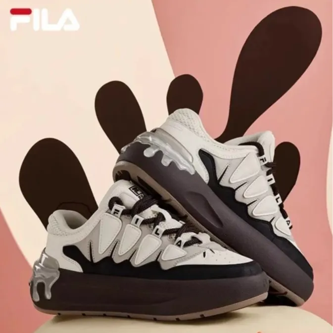 Fila/斐乐正品【萝卜鞋】秋冬女款厚底增高休闲舒适透气百搭板鞋
