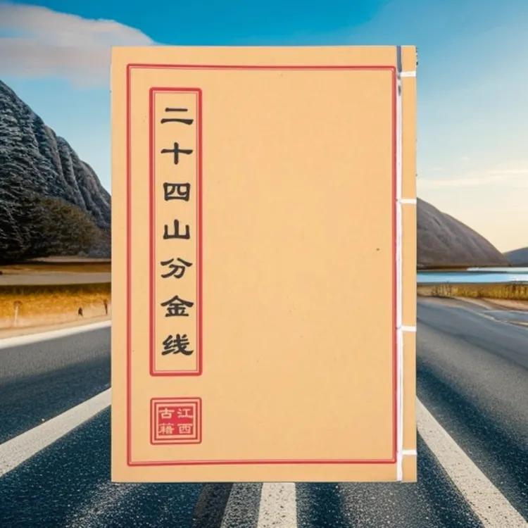 二十四山分金线 彩色 手工线装古籍