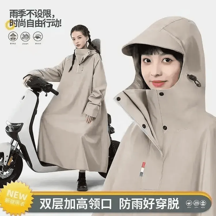 德国雨衣长款全身防暴雨人车分离雨披一体式加厚电动车摩托车专用