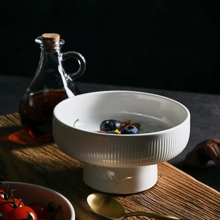 双11福利云山景墨陶瓷（6寸拱脚直身碗）水果碗餐具乔迁礼物