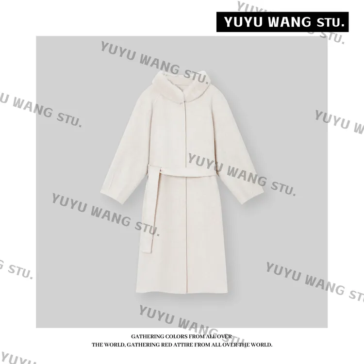 YUYU WANG【雪蚕】毛呢大衣RB2SDRL2222