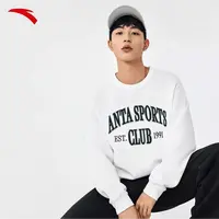【小登专属】M35安踏套头卫衣秋季印花美式男女情侣上衣152438701