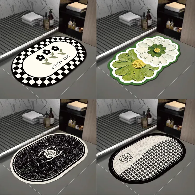 卫浴室地垫卫生间地垫地垫防滑垫家用地垫浴室洗手间防滑地垫