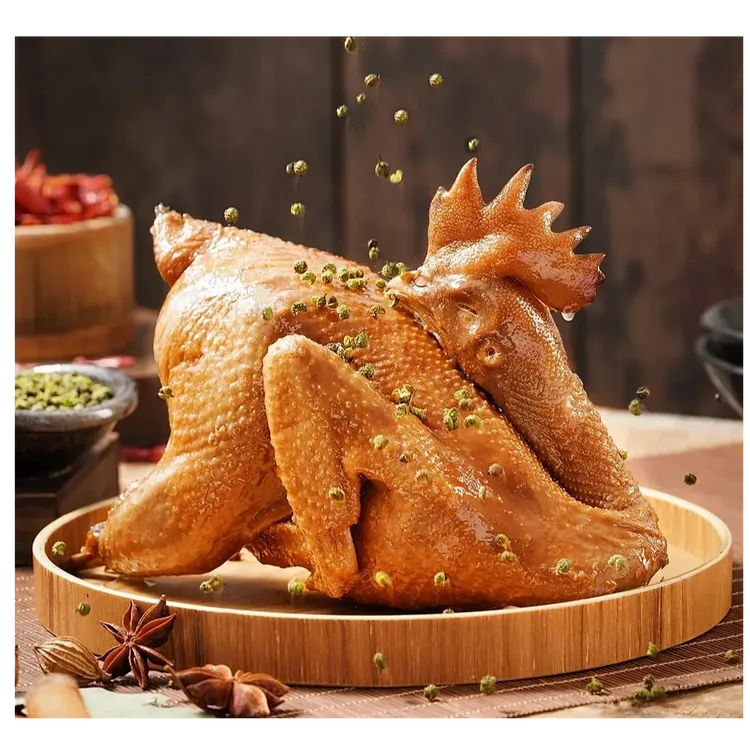 椒麻鸡静宁烧鸡鲜鸡现卤传统技艺非遗美味王东升烧鸡大王卤肉制品