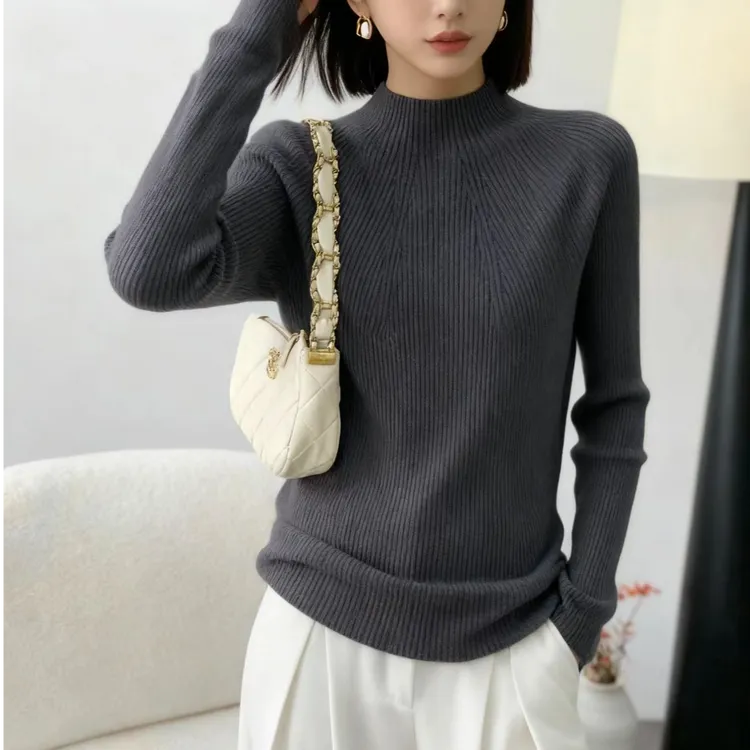 极简风常规上衣长袖打底衫