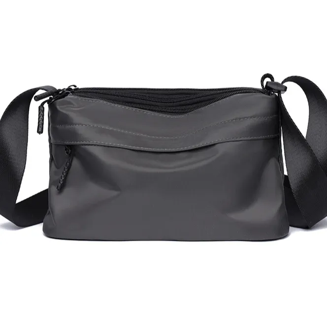 【专柜品质】男士斜挎包2025新款尼龙包休闲单肩包时尚男士商务包