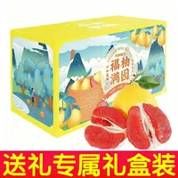 【彩箱礼盒】福建平和老树头茬红心蜜柚新鲜当季水果