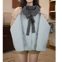 女童秋冬季棉服外套2025秋冬季新款女孩时尚双面穿棉服外套Q63215