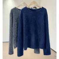 慵懒风加厚拉绒100%山羊绒保暖女士毛衣（260251）0332