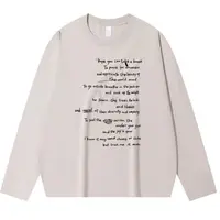 A16-1粉色“涂改”多小字母长袖（8021748）