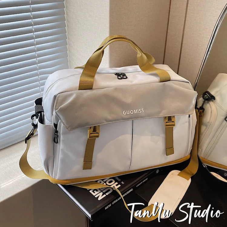 探屿大容量时尚短途旅行包女手提出差轻便行李袋男扩容斜挎运动健