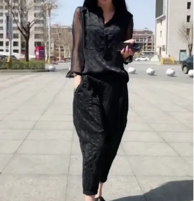 2025春季新款时尚女装网红气质爆款百搭洋气两件套套装轻奢rt