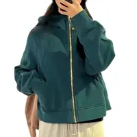 【小喵专属】lululemon/露露乐蒙【风暴青金】Scuba Oversized 宽松全拉连帽卫衣