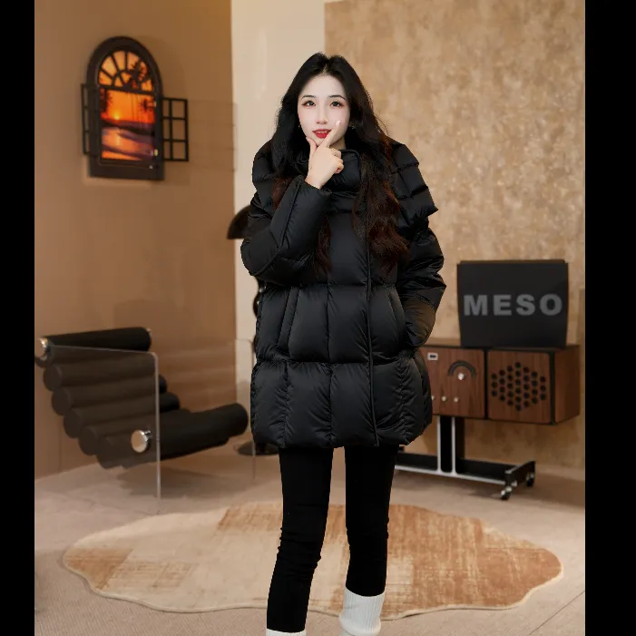 现货链接【浮光跃金】短款95绒鹅绒中式极简加厚款缎面工艺新国标