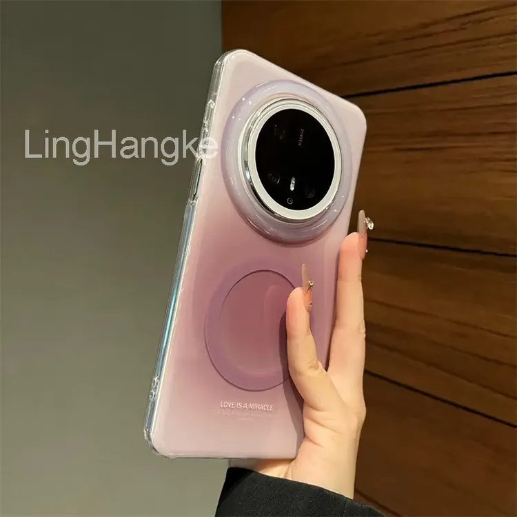 适用华为mate70pro手机壳ins风高级感晕染磁吸60pro渐变60/70时尚