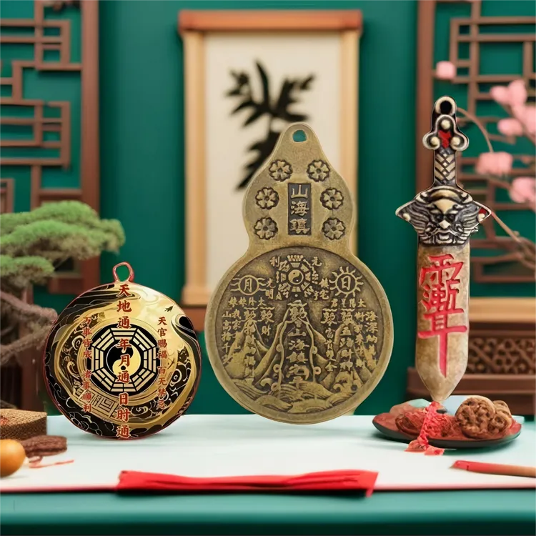 山海七星太极纳吉招财进宝葫芦摆件挂件