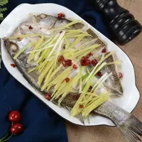 （1）去鳞去内脏开背海鲈鱼 400克--500克左右/条* 到手5条