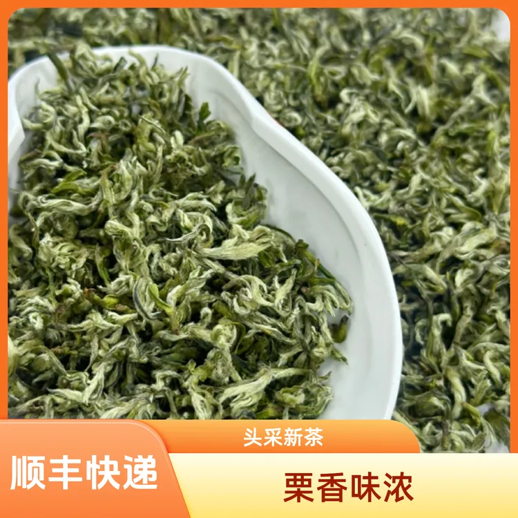 2025年新茶渝雅蒙山顶甘露明前茶头采芽毛尖绿茶嫩芽渝雅茶业茶叶