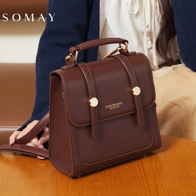 双肩包女款爆款2025新款背包小众轻奢百搭剑桥包单肩斜挎包女包小