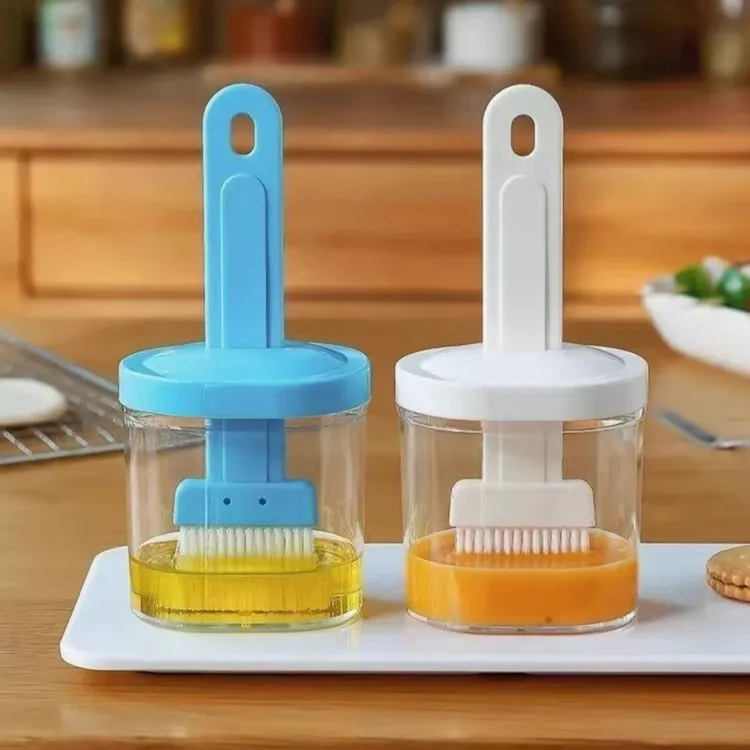 油刷带瓶调料瓶家用烧烤刷油耐高温厨房烙饼抹油刷油刷子刷蜂蜜瓶