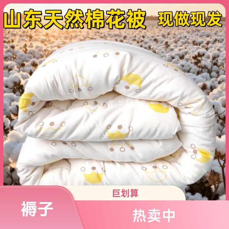 山东棉被单双人加厚棉花褥子被保暖被芯包布榻榻米垫蓄热褥子垫被