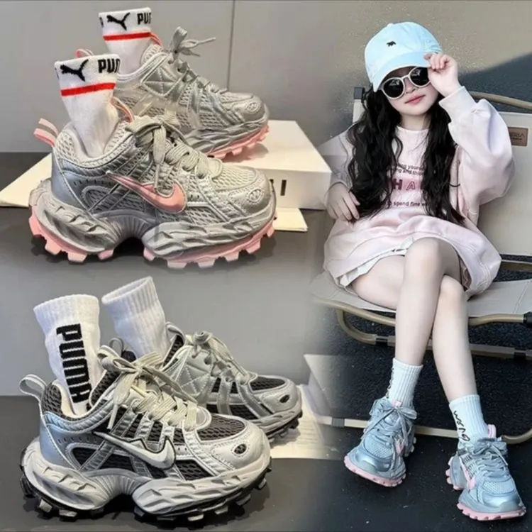 阿童木男女童鞋春秋季新爆款超轻老爹鞋运动鞋中大童轻便跑步鞋子