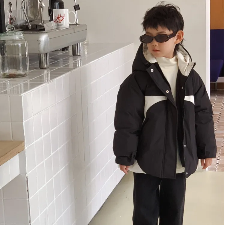 男童羽绒服中长款潮牌羽绒服90白鸭绒冬季新款保暖厚实派克羽绒1