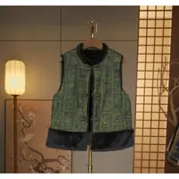 【云想佐老板-砚池墨染】中式冬季双面穿马甲4943