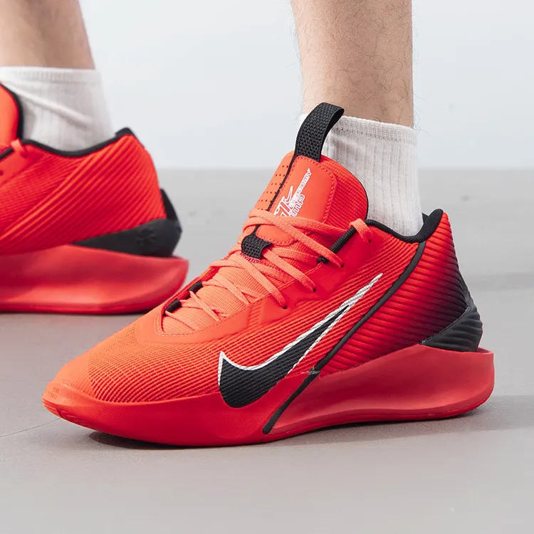 NIKE耐克篮球鞋男鞋2025春季新年款红色休闲鞋运动鞋HF1804-600