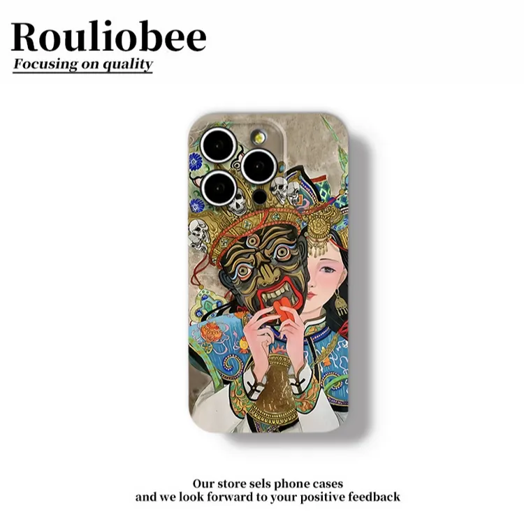 扎基拉姆风格适用苹果16promax手机壳iPhone15华为vivo小米13oppo