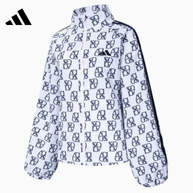 【滔搏联动】adidas阿迪达斯女DANCE AOP防泼水满印梭织夹克JY7702