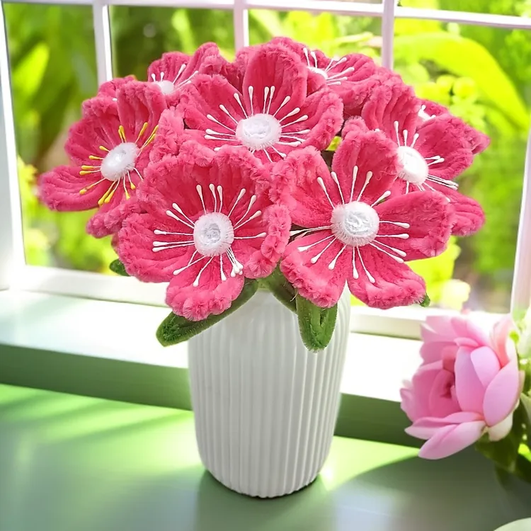 【成品】虞美人扭扭棒纯手制作居家办公装饰，送朋友闺蜜领导。