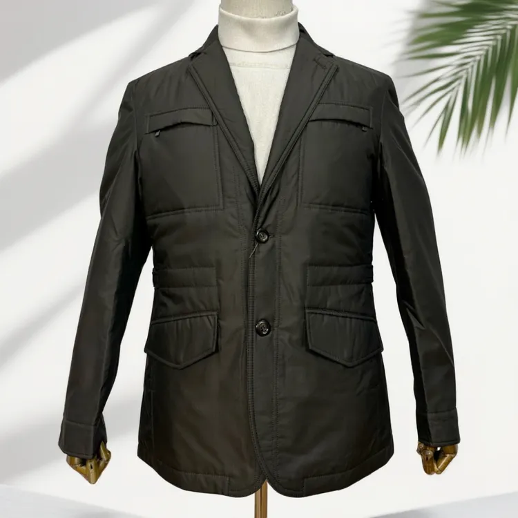 【夹棉加厚】实体商场专柜品牌撤柜常规翻领棉衣行政男冬季棉服夹克