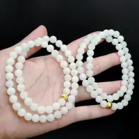 【老三珠宝】和田玉DIY女神链C4【多样性发其一】约8mm