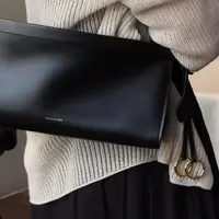 MODADONNA手提斜跨包轻奢风包单肩纯色G25WB054