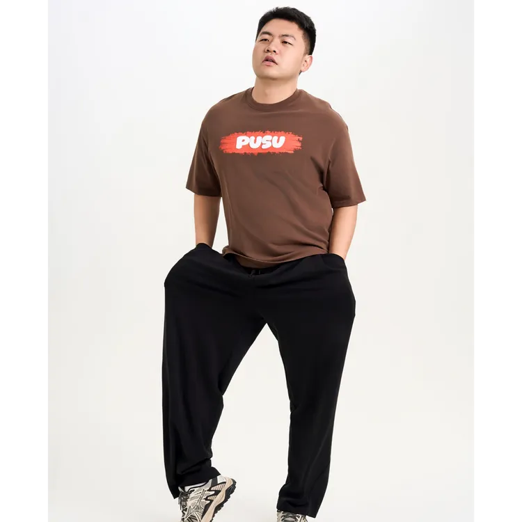 「豆腐弯刀裤」夏季老钱风垂坠夏季休闲裤男女同款