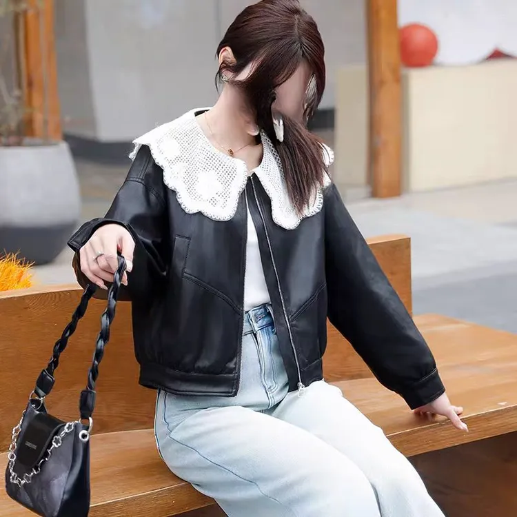 【小依专享】新款洋气时尚百搭外套W1516162BS-6162小个子秋冬短款